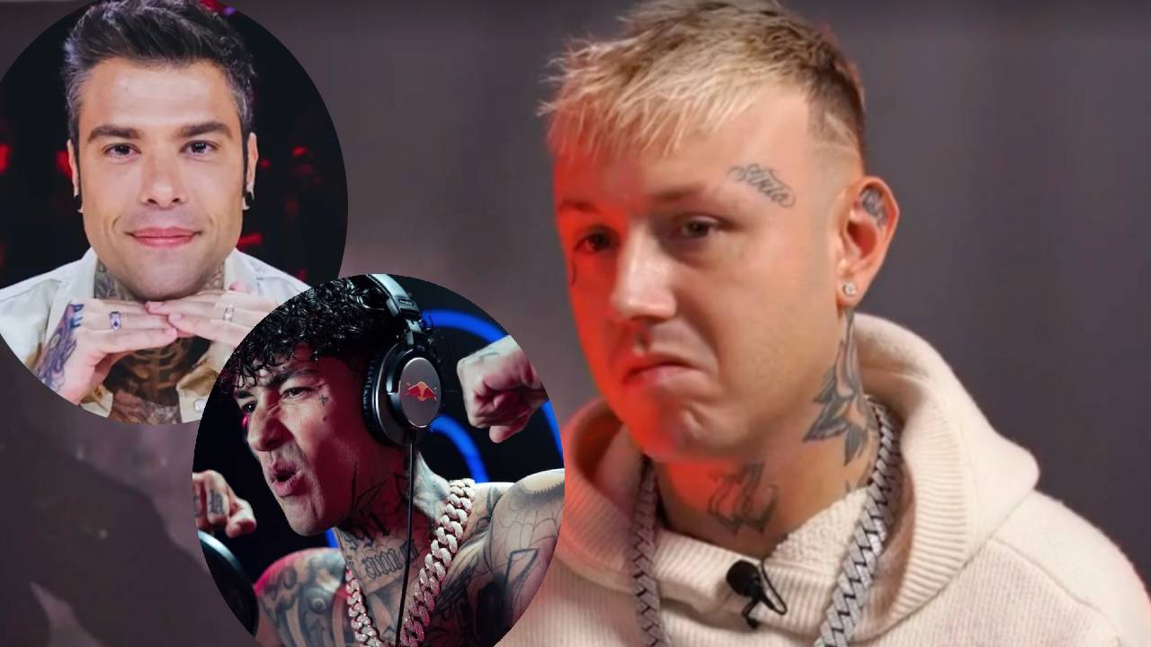 Lazza sulla faida tra Tony Effe e Fedez: “Da che parte sto?”